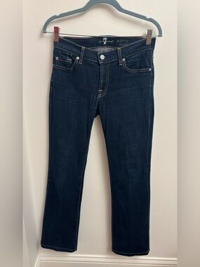 Vintage Y2K 7 For All Mankind Women's Bootcut Jeans in Low Rise 28 Made in USA